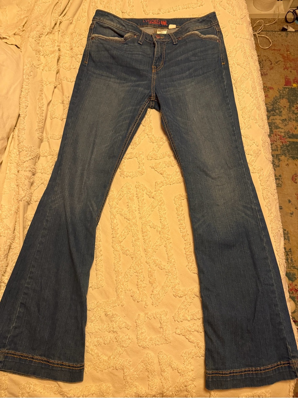 Cinch Women's Low Rise Blue Bootcut Jeans